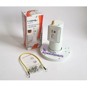 LNB CBAND KAONSAT 13K PREMIUM VH VOLTAGE SWITCH LNB F SINGLE F2 KS N201G LNB PARABOLA KU BAND 1 OUT
