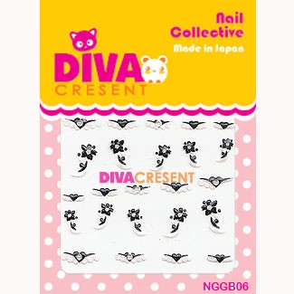 ISI 2 PACK NAIL ART STICKER 3D NGGB01 - NGGB16