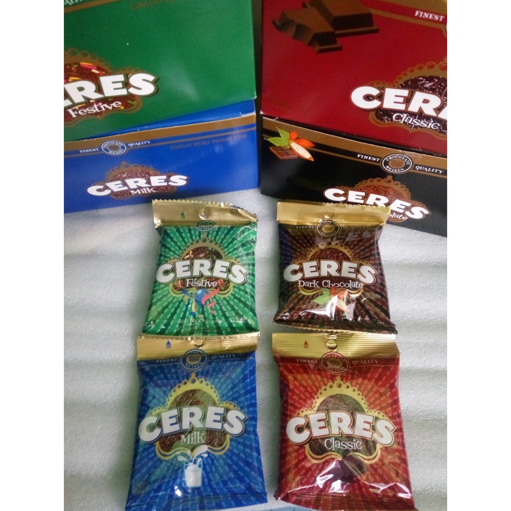 

ceres hagelslag rice choco 90 gram varian classic dan festive