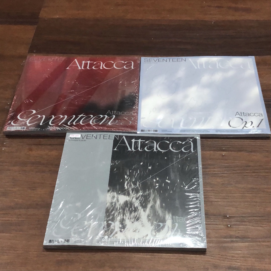 ALBUM ATTACCA SEVENTEEN SEALED READY STOCK