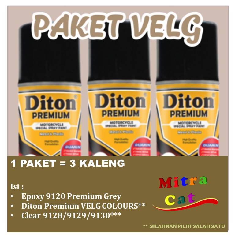 PAKET VELG DITON PREMIUM RCB GOLD SILVER 400CC