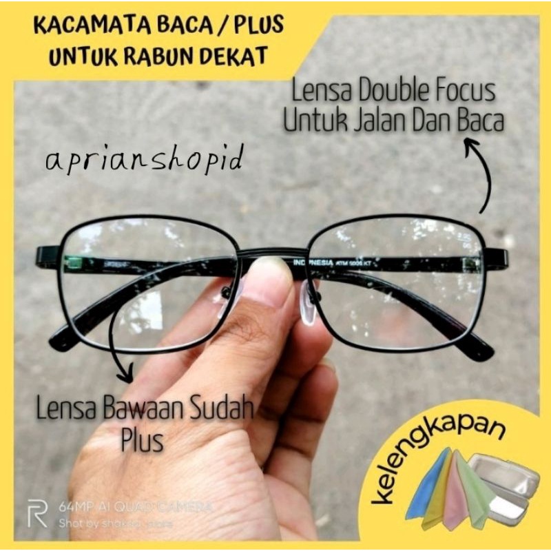 KACAMATA BACA PLUS 2 FUNGSI / BACA DAN JALAN / PRIA WANITA