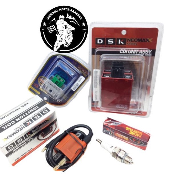 PAKET UPGRADE CDI KOIL KIPROK BUSI RACING JUPITER Z VEGA R NEW MIO SPORTY JUPITER Z BURHAN 5TP