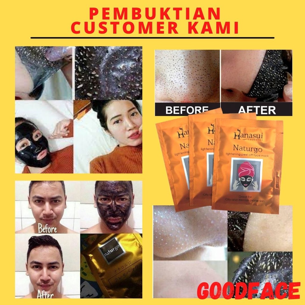 MASKER WAJAH HANASUI NATURGO MASKER BPOM - MASKER NATURGO HANASUI BPOM