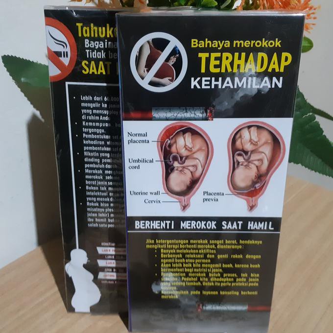 

Brosur / Flyer Bahaya Rokok untuk Kehamilan TERJAMIN