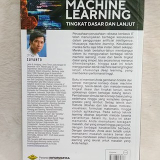 Jual Readee Buku Machine Learning Tingkat Dasar Dan Lanjut Suyanto