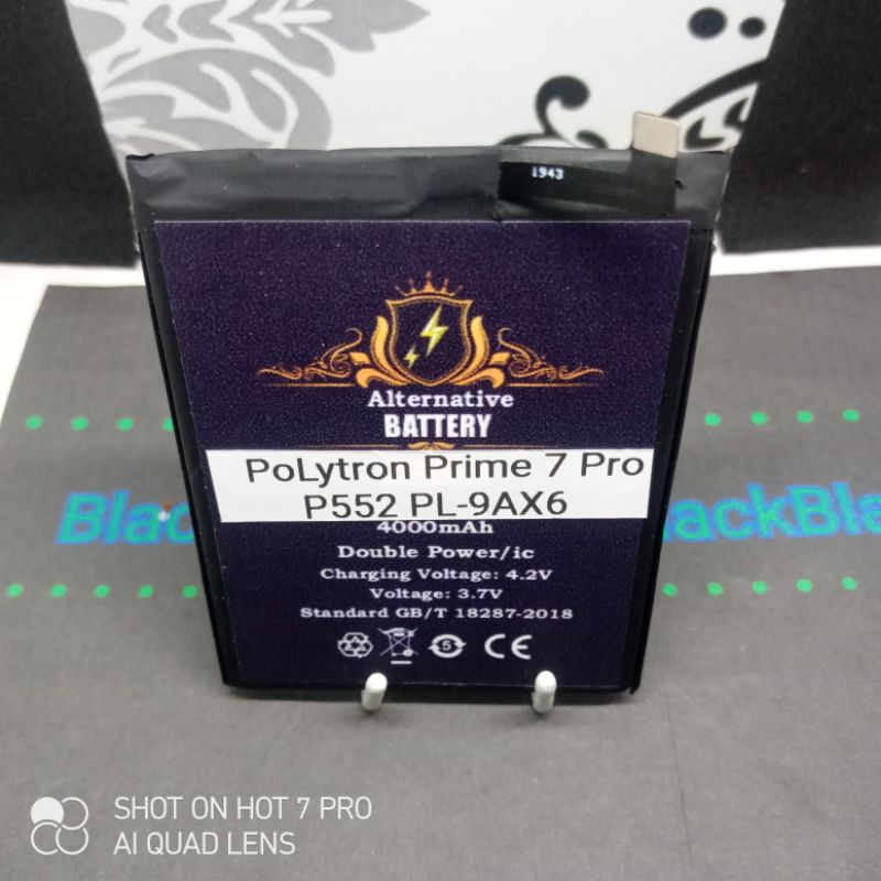 Batrai Modif Polytron Prime 7 Pro p552 pL-9AX6 Batre PL9AX6 Persamaan Baterai