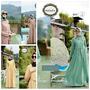 Dress maxi  /fashion muslimah/New ester dress/dress murah