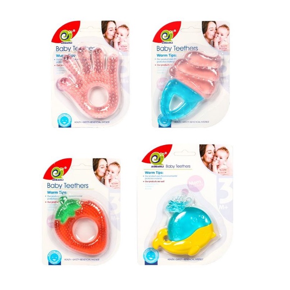 Teether Water, Mainan Gigitan Bayi Isi Air BPA Free