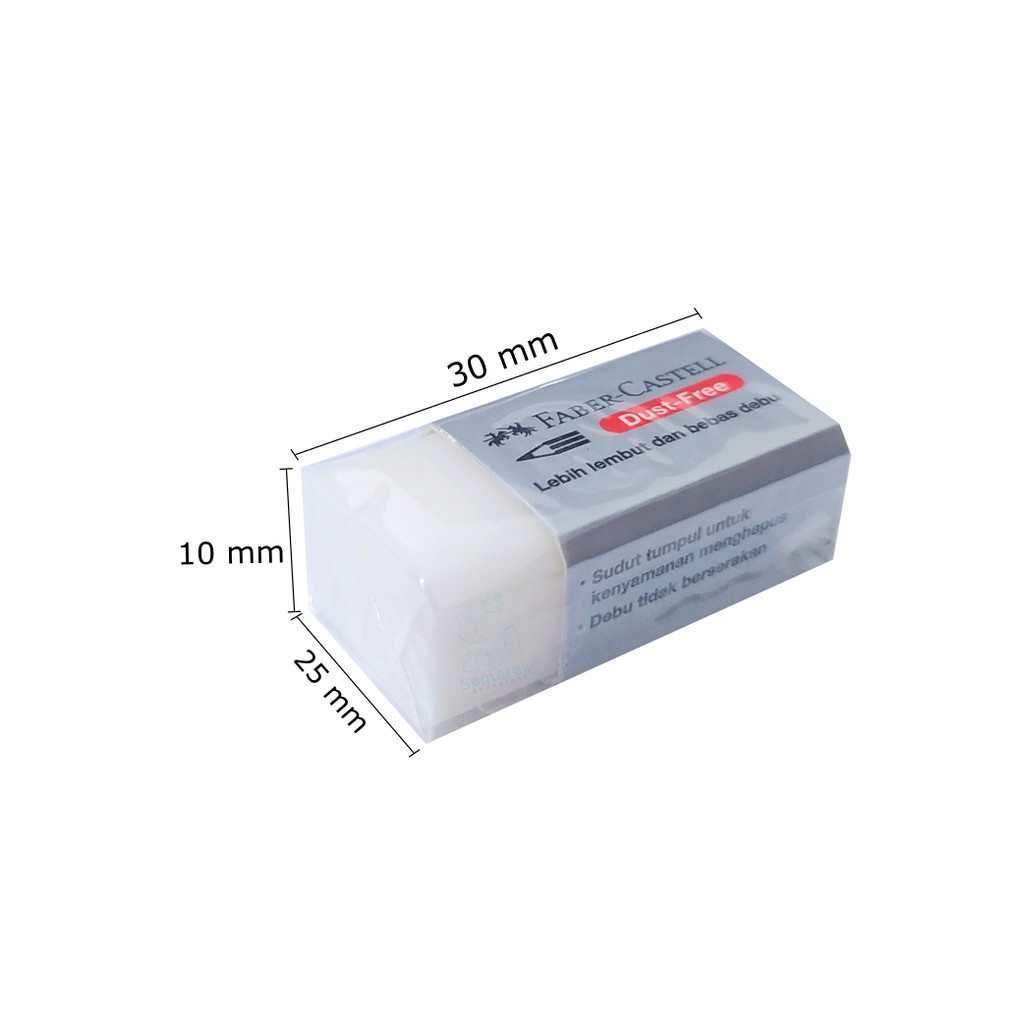 Dust Free Eraser Small White Faber-Castell 187230 Per Pcs