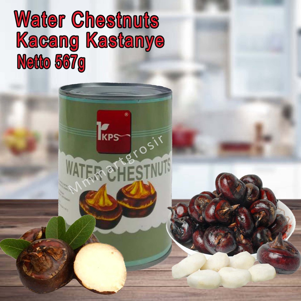 IKPS Water Chestnuts / Kacang Kastanye / Kacang Dalam Larutan Garam / 567gr