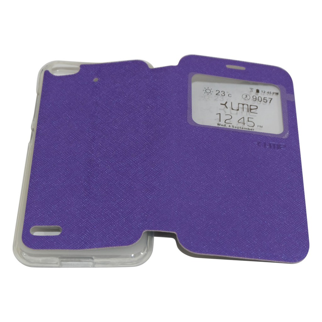 WARNA ACAK Casing Sarung Leather Case Flip Cover Dompet HISENSE F30 PURESHOT MEIZU M2