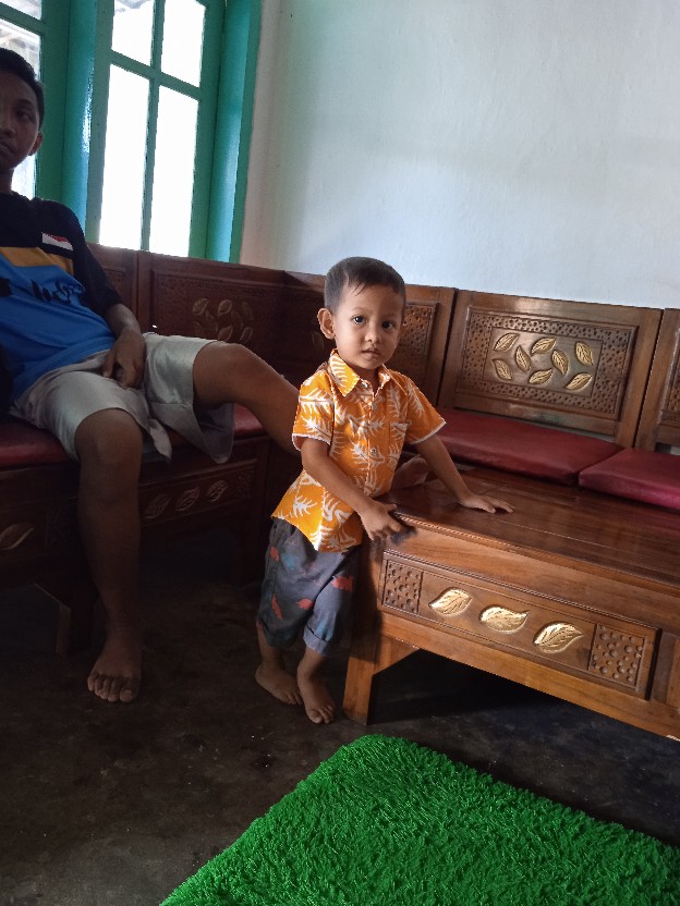 Baju Batik Anak Kemeja Batik Anak Laki Laki Kuning Katun Modern Kekinian Usia 1-14 Tahun