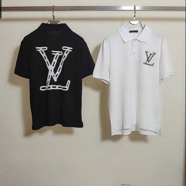 Kaos polo pria LV mirror Quality import