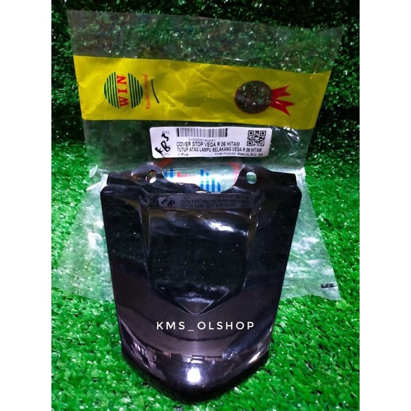 Cover tail pet stop tutup body lampu rem belakang Vega R New Hitam Merk WIN