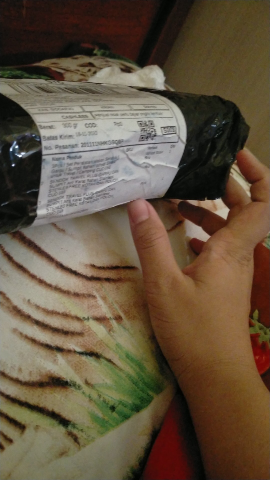 3pcs / Set Peralatan Makan Sendok / Garpu / Sumpit Bahan Wheat Straw Untuk Travel / Camping Cuc-156