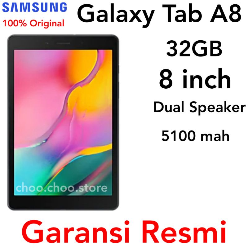 Samsung Galaxy Tab A8 32GB Garansi Resmi 4G Tablet 8 inch A 8" 2019 T295