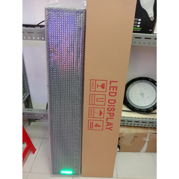 RUNNING TEXT LED /TULISAN BERJALAN 100X20 CM HIJAU