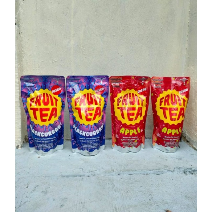 

Fruit Tea bag Rasa Blackcurrant dan Apple / Minuman Segar / Teh manis