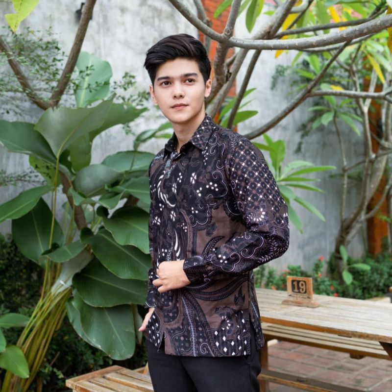 [BAJUBATIKPRIA] BAJU BATIK PRIA SLIMFIT MODERN LENGAN PANJANG SIZE M L XL XXL NEW PRODUK