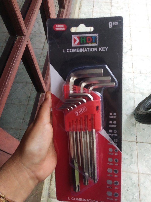 Kunci L Bintang  Segi 6