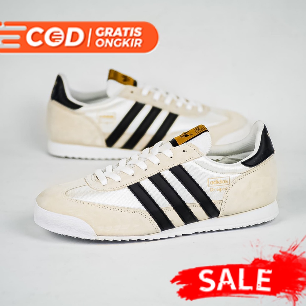 ADIDAS DRAGON WHITE BLACK ORIGINAL