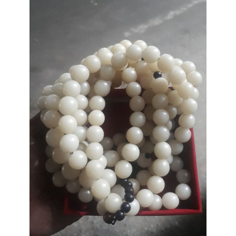 tasbih biji gebang 99 kupas 12mm