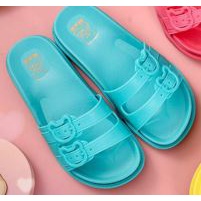 [SUPER BEST SELLER] Sandal Slop Jelly Anak Remaja Cewek Gesper Bear Beruang Lucu Import MGR Mokaya Morego Balance (1603)/ SIZE 30-35