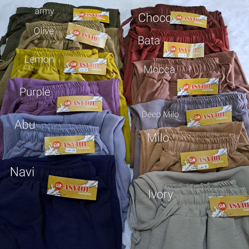 YES Jorali Pants Crincle Airflow Premium // Luna Beggy Pants Allsize Fit To Xl