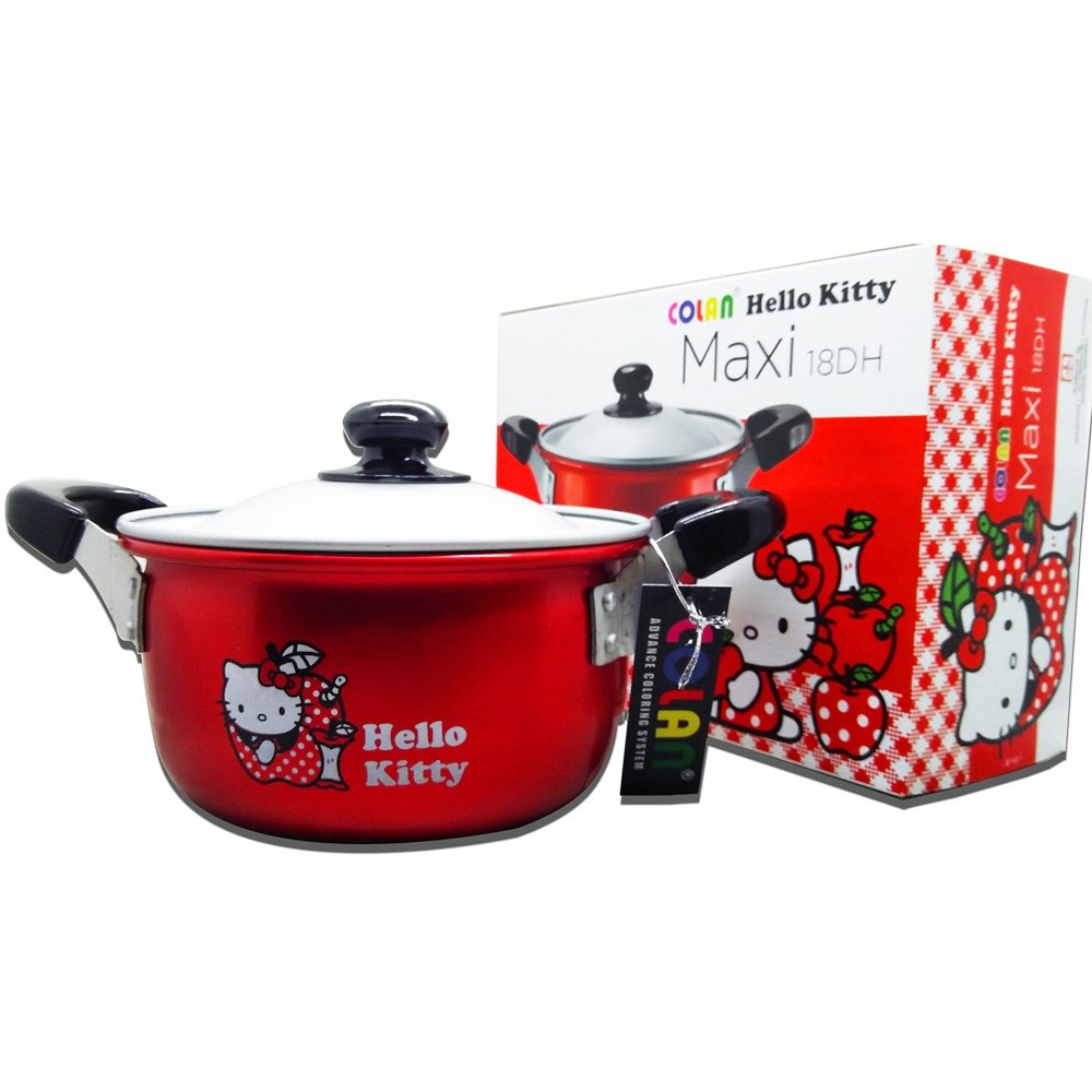 Maspion Panci Hello Kitty 18 DH - Merah