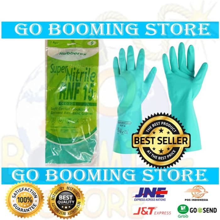 SARUNG TANGAN KARET RUBBEREX SUPER NITRILLE RNF 15/SUPERNITRILLE RNF15