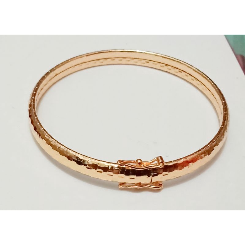 K26. Gelang xuping wanita lapis emas ukuran 6 cm