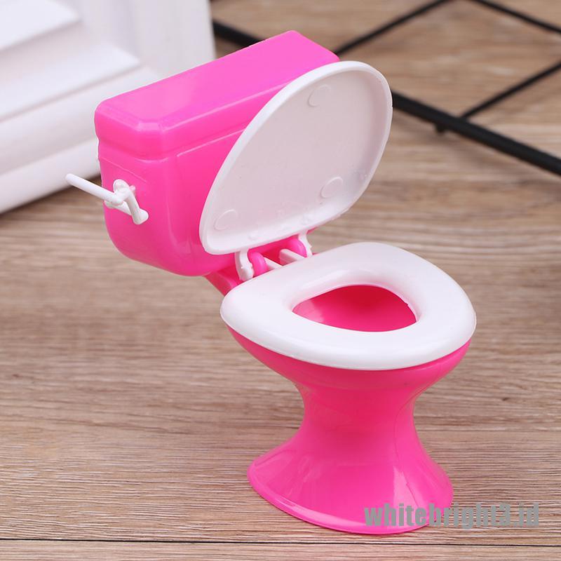 (white3) Miniatur Toilet Kamar Mandi Untuk Rumah Boneka