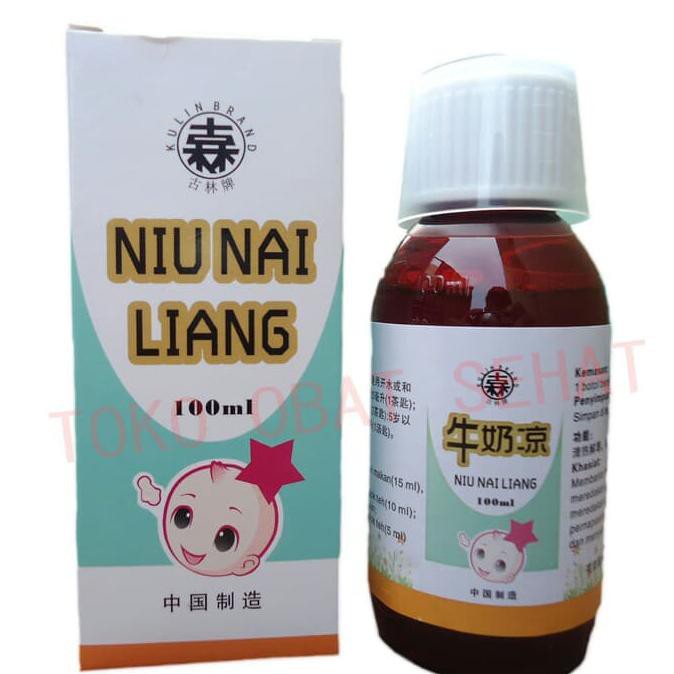 Niu Nai Liang Obat Panas Dalam, Batuk, Sehat Pencernaan Bayi & Anak