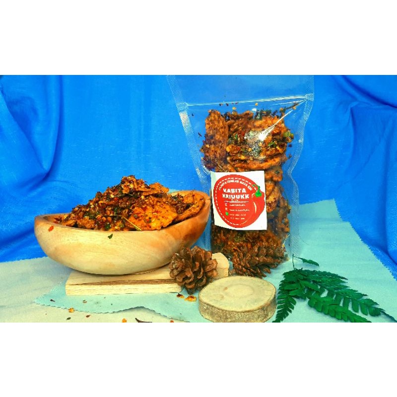 

Kripik Tempe/ Kabita Kriuukk/ Makanan Ringan/ Original Pedas