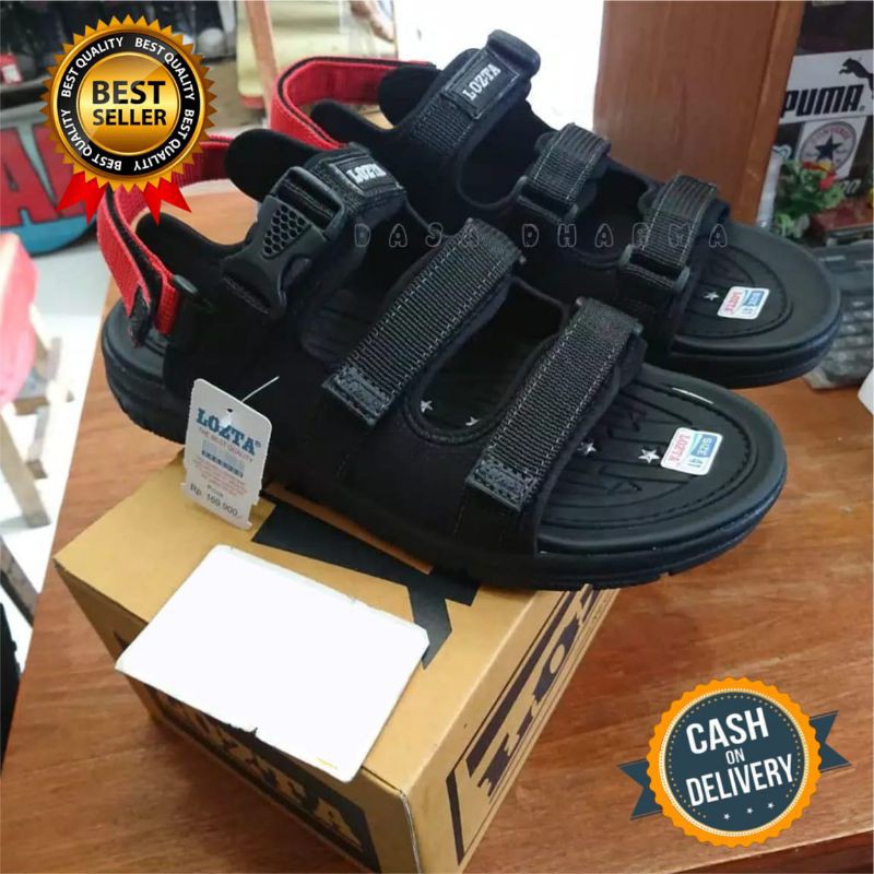 original sandal lozta pria terbaru/sandal gunung terbaru/sandalpria masakini