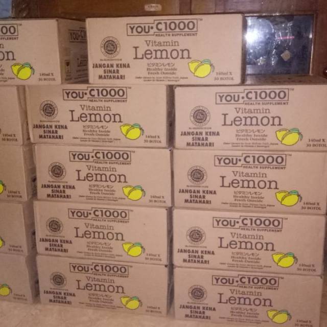 

Vitamin You C1000Lemon&0range.isi 30 botol