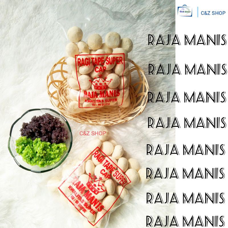 

Ragi Tape Super RAJA MANIS isi 50 butir