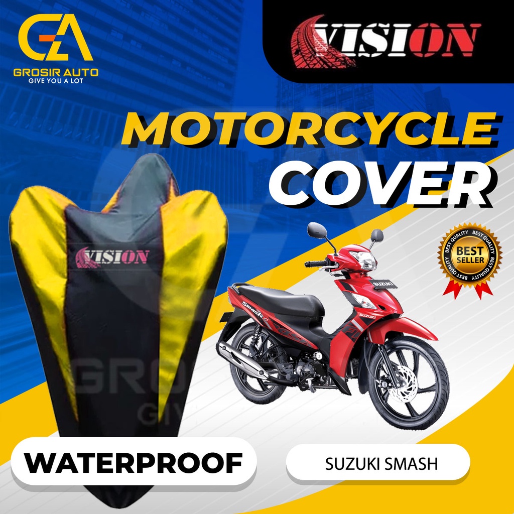 Sarung Motor SMASH Antiair Vision / Cover Selimut Penutup Sarung Mantel Motor Vision