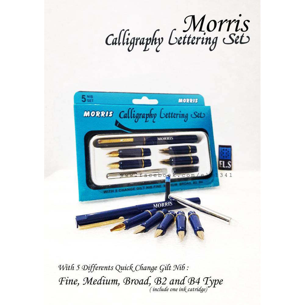 Dijual Morris Calligraphy Lettering Set Berkualitas