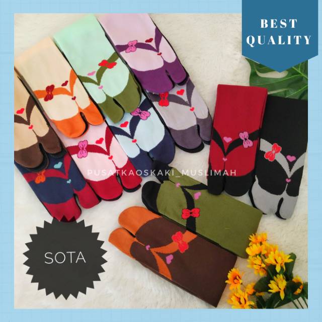 [12 PASANG] KAOS KAKI MOTIF SOTA