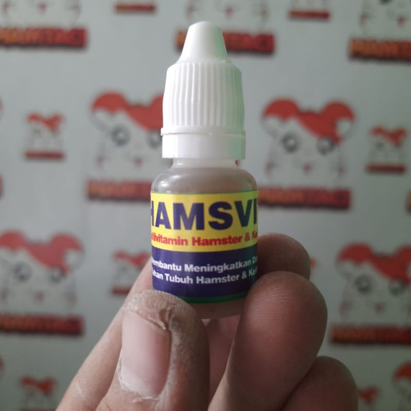 HAMSVIT 10ML MULTIVITAMIN HARIAN HAMSTER/KELINCI/LANDAK/MARMUT/SG