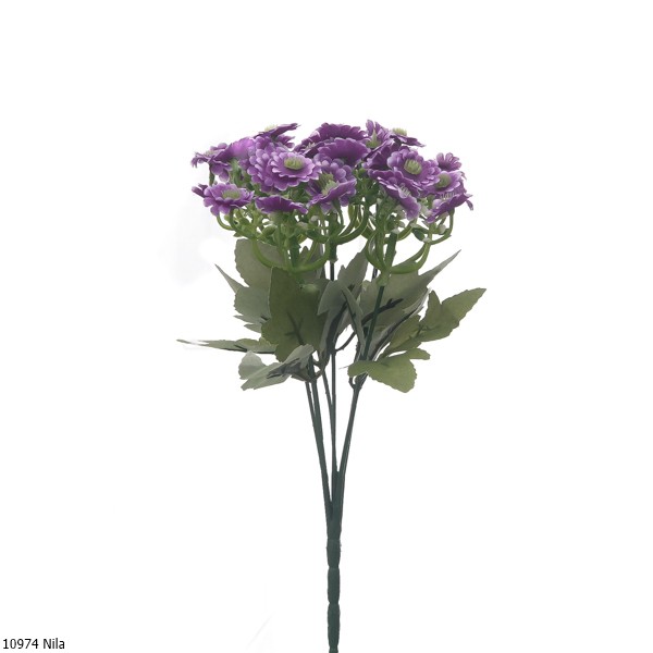 Bunga Plastik Zinnia 1097-Nila