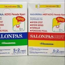 Salonpas koyo hijau  5 x 2 dan 12 x 1  termurah original