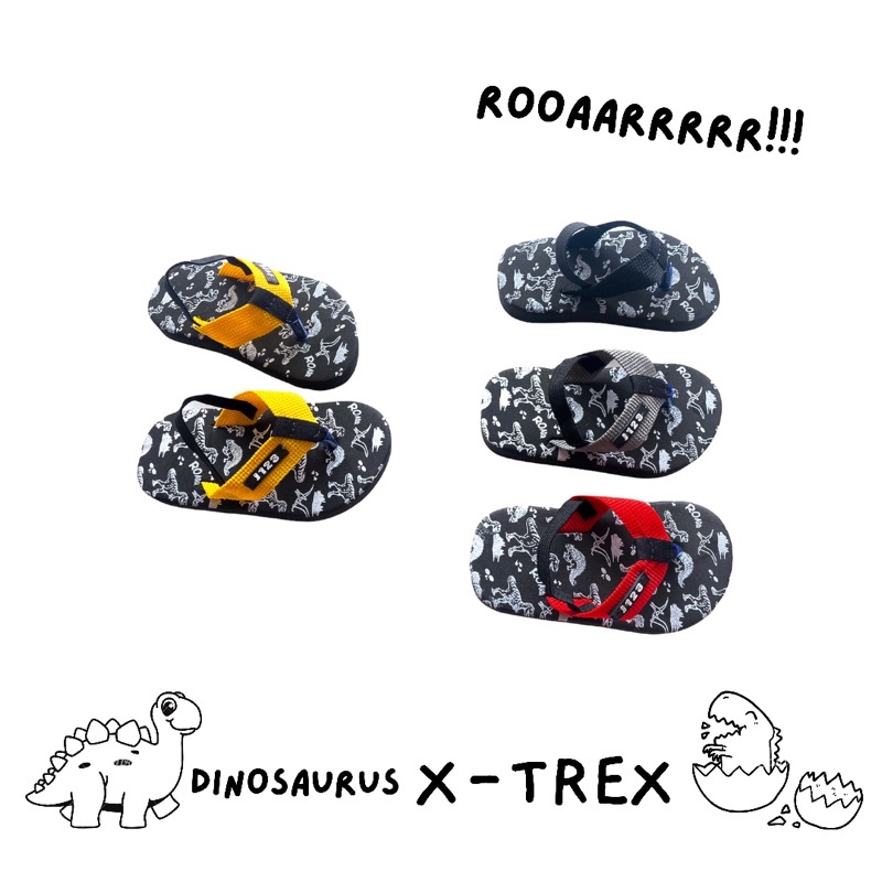 Sepatu Sandal Jepit Anak Bayi Laki Laki Cowok Dinosaurus Sepatu Sendal Anak Bayi Laki Laki Cowok Dinosaurus 1  2 3  Tahun Prewalker Baby