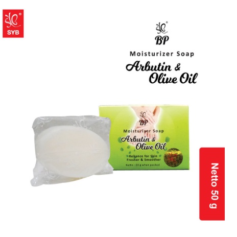 SYB BP Moisturizer Soap Arbutin &amp; Olive Oil - Sabun Bibit 50g