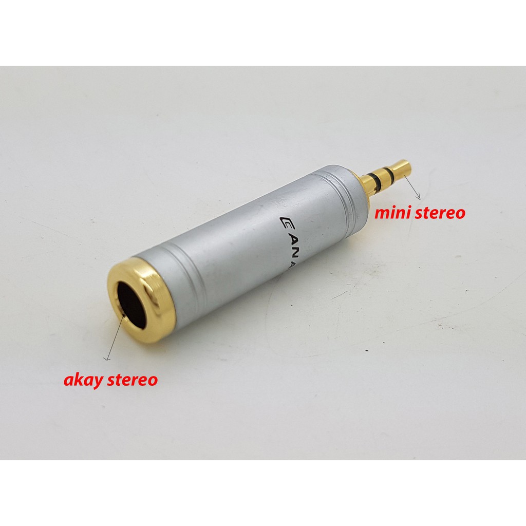 Converter Jack akay stereo To Jack Mini Stereo 3,5 mm CANARE