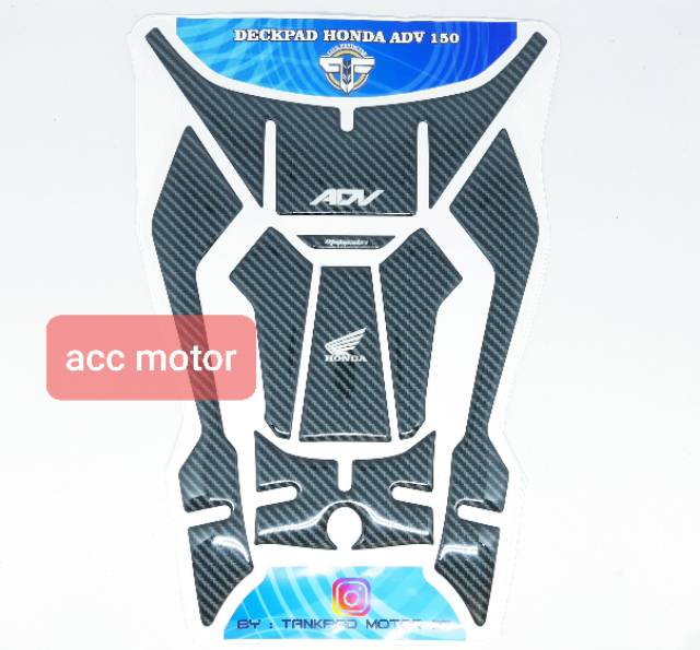 Sticker Stiker tankpad deckpad honda ADV 160 ADV 150  carbon resin premium