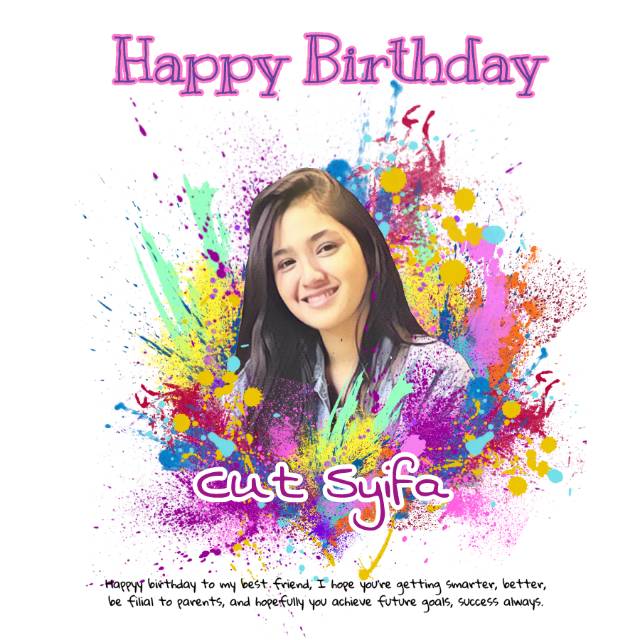 Desain Cat Warna Warni Sketsa Foto Wajah Kartun