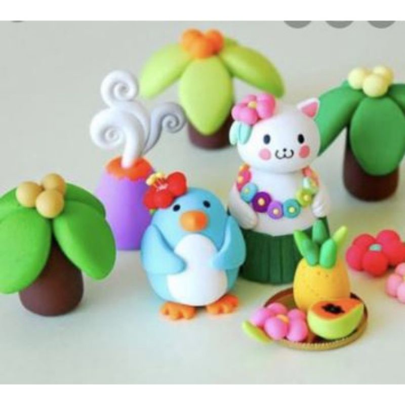 Clay Mainan Anak isi 12pcs / Mainan Edukasi Lilin anak / Polymer Clay 12 pcs / Mainan Anak clay isi 12 Warna